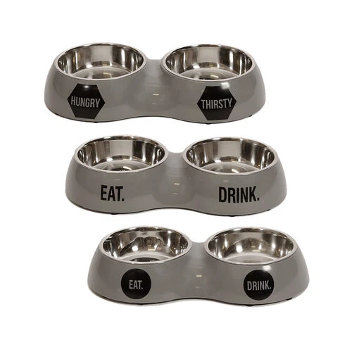 51 Degrees North Doppelnapf Stone Grey