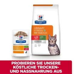 Hill's Prescription Diet - Feline - C/d Urinary Stress + Metabolic - Nassfutter -Hochwertiges Geschäft Für Heimtierbedarf hills prescription diet feline cd urinary stress metabolic natvoer 212531 0500 none