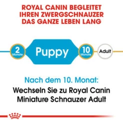 Royal Canin Mini Schnauzer Puppy - Hundefutter -Hochwertiges Geschäft Für Heimtierbedarf royal canin mini schnauzer puppy hondenvoer 140155 0500 none