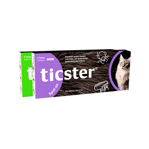 Ticster Spot-on Katze <4 Kg 2 Ticster Spot-on Katze <4 Kg – Bild 2